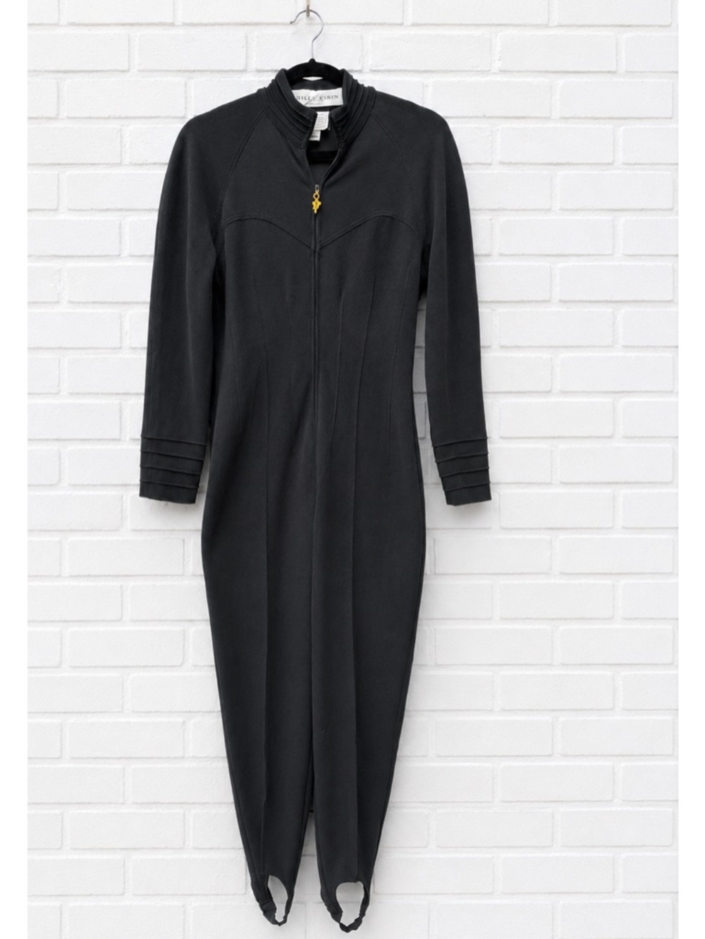Lillie Ruben & Kathryn Dianos Vintage Jumpsuit Romper 90s Black Outfit Onepiece